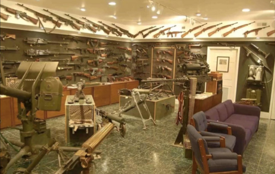 The Late Charlton Heston's Gun Room