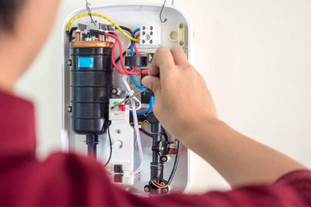 Check for Loose or Broken Wires on Water Heater