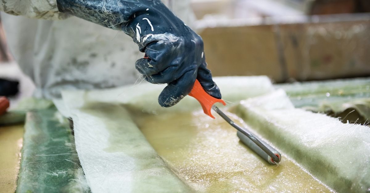 Wear Gloves When Working With Fiverglass to Lesson the Risk of Exposure to Skin
