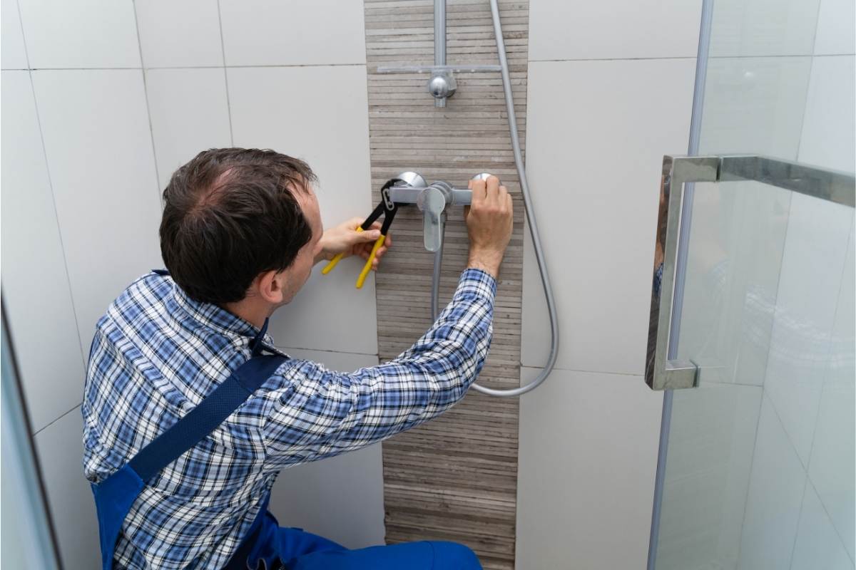 fixing shower room