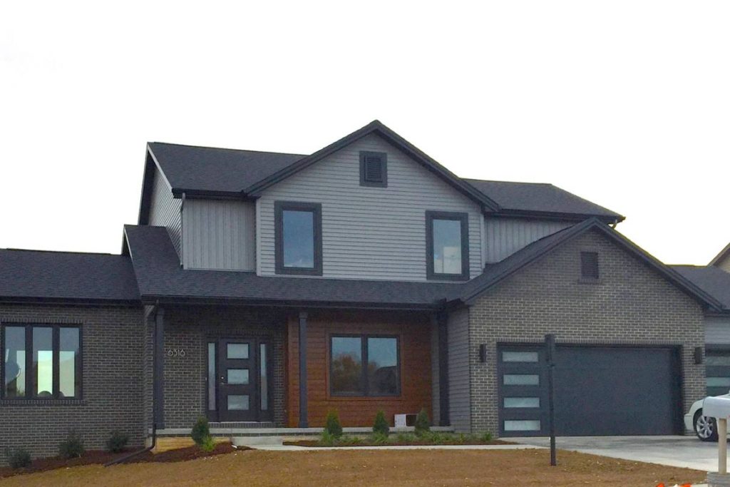 Charcoal Grey Grey House With Black Trim Ideas   Deep Granite 1024x683 